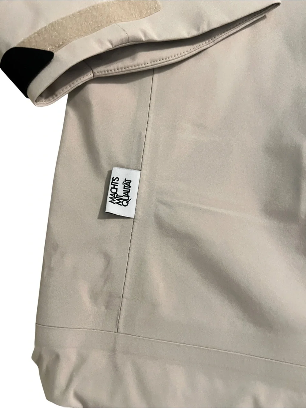 PUMA MMQ Packable Sympatex Windbreaker Jacket Beige Tan Size Large NWT